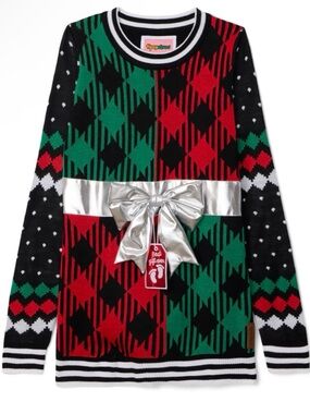 TIPSY ELVES WOMEN'S BEST GIFT EVER MATERNITY BOW CHRISTMAS SWEATER